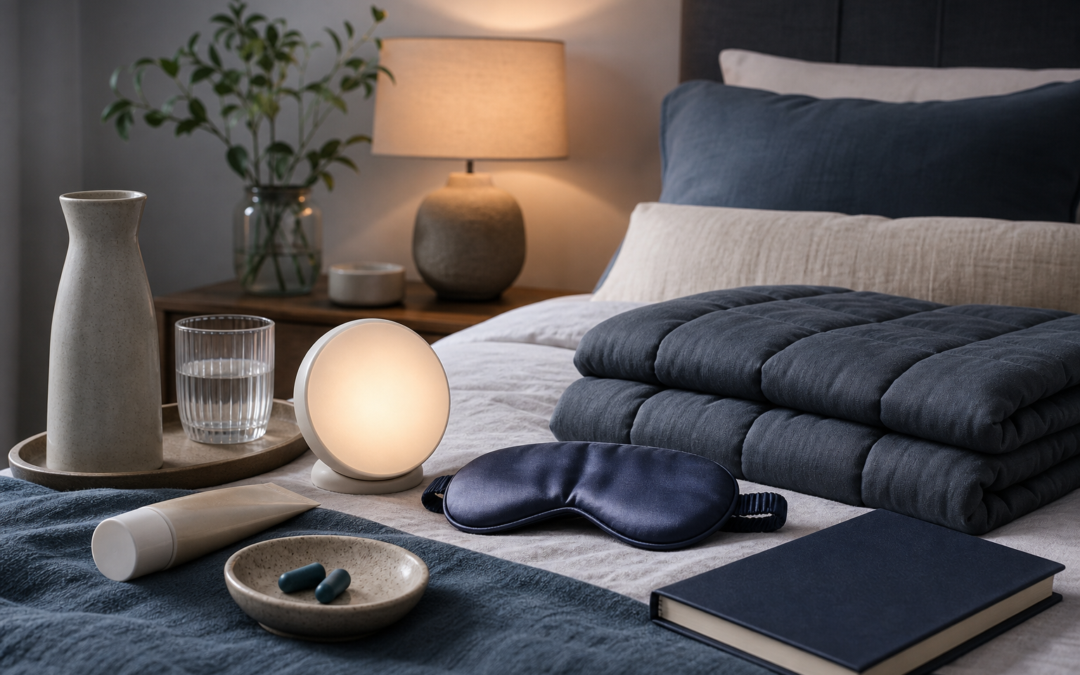 Photo-realistic sleep-health hero image for: Best Sleep Products for 2026: The Shortlist We’d Buy With Our Own Money