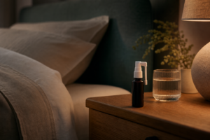 Photo-realistic sleep-health hero image for SnoreStop Review: A Device-Free Snoring Option That Needs the Right Safety Context