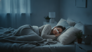 Nasal strips and dilators for snoring, editorial lifestyle image