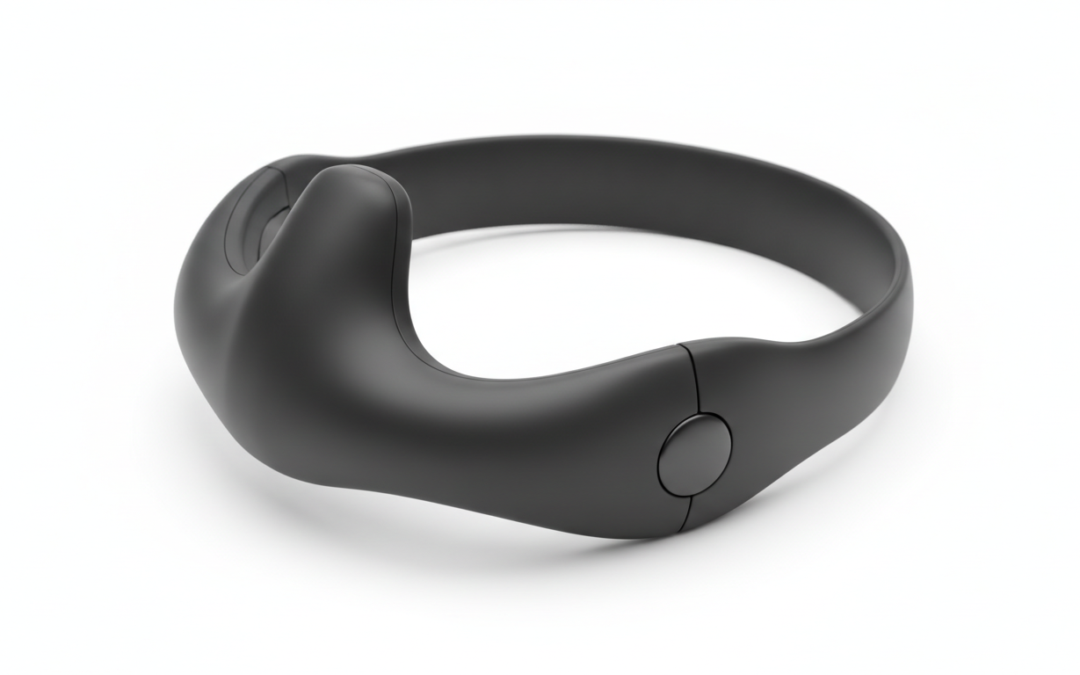 Generic reusable magnetic nasal strip band, product illustration